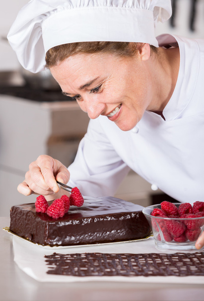 Pastry chef in the kitchen - Photo, Image