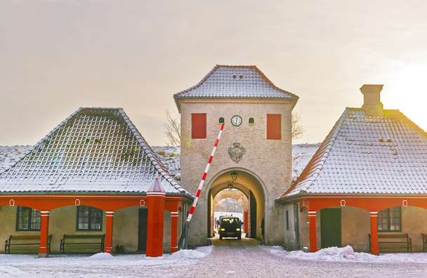 North Gate at Kastellet in Copenhagen in winter - Φωτογραφία, εικόνα