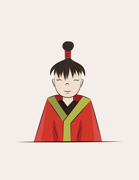 Хлопчик Японії
 - Вектор, зображення