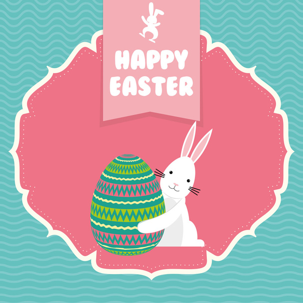 Happy Easter design - Vector, Imagen