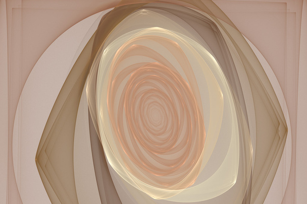 Abstrakcja Fraktal wzór kolor beige / gold - Zdjęcie, obraz