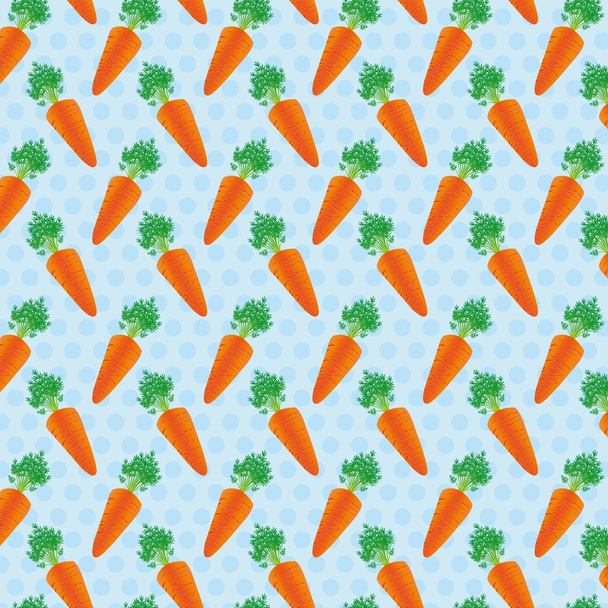 Karotten Hintergrund Muster - Vektor, Bild
