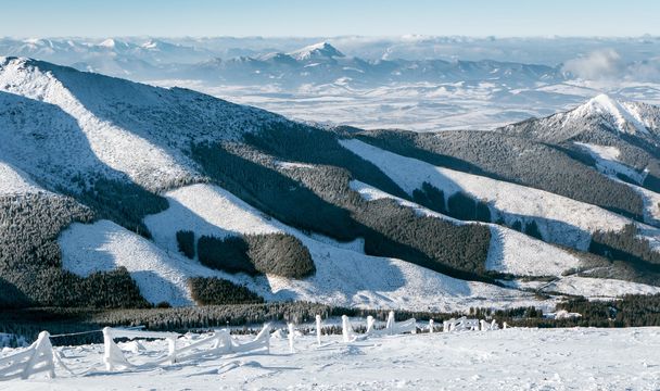 Bergschokolade aus der Niederen Tatra, Slowakei - Foto, Bild