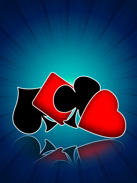 Casino Glücksspiel Kartenspiele Hintergrund - Foto, Bild