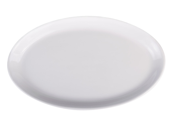 piastra bianca isolata su sfondo bianco - Foto, immagini