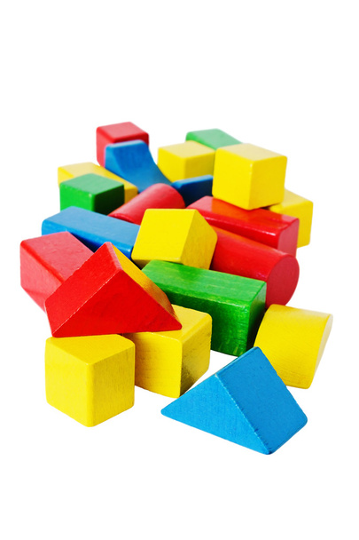 цветные деревянные кубики
 - Фото, изображение
