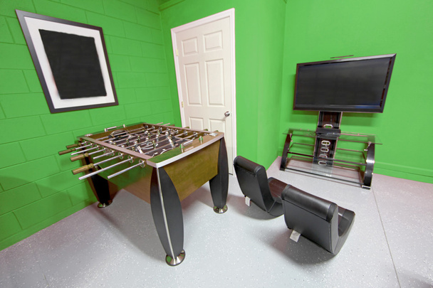 Uma sala de jogos
 - Foto, Imagem