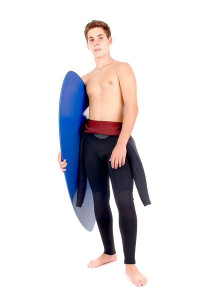 mladý surfař pózuje - Fotografie, Obrázek