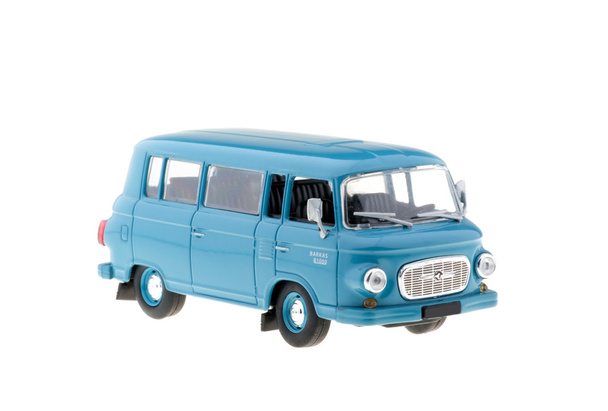 Barkas B1000 as a blue minibus. - Photo, Image