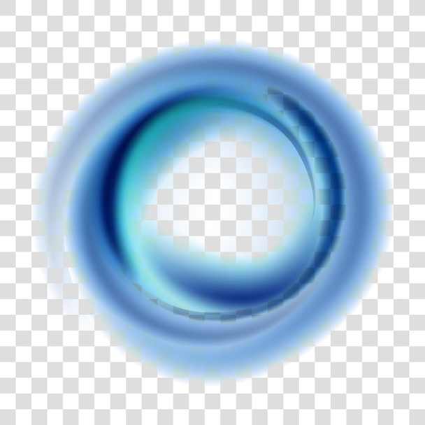 Blue circle illustration - Vector, Image