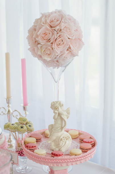 Γαμήλια Διακόσμηση ροζ χρώματα - Φωτογραφία, εικόνα