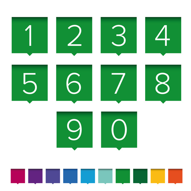 Number set vector pointer - Vector, Image