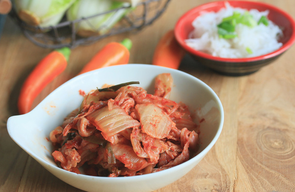 Kimchi lahana - Kore yemeği - Fotoğraf, Görsel