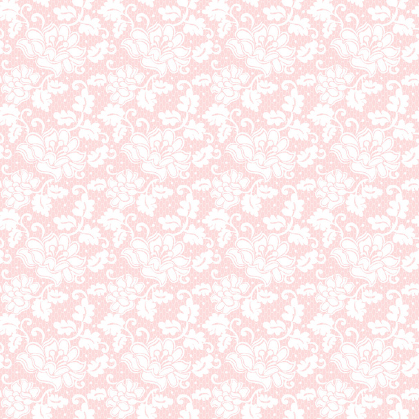 Floral lace pattern - Vector, Imagen