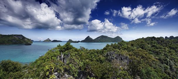 Tajlandia, koh mu angthong national park morski, widok - Zdjęcie, obraz