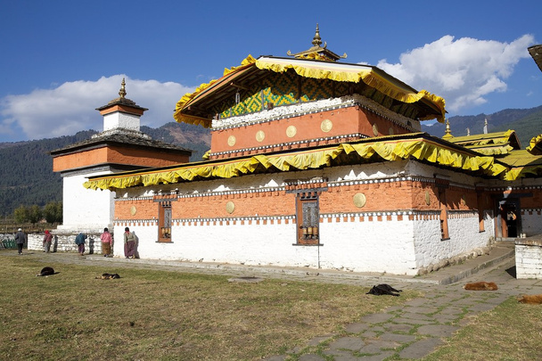 Jampey Lhakhang tempel, Chhoekhor, Bhutan - Foto, afbeelding