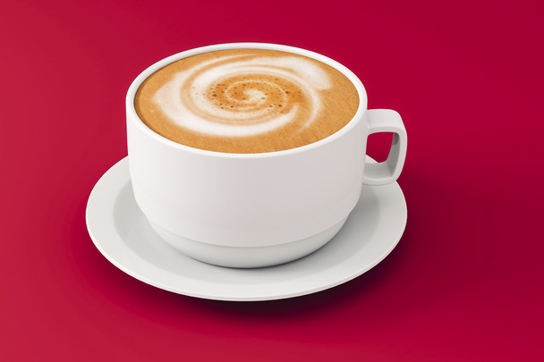 3D-verse lekkere koffie - Foto, afbeelding