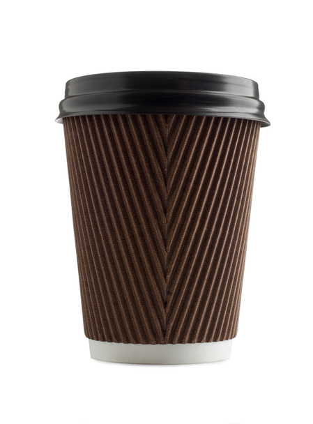 taza de café aislado sobre fondo blanco - Foto, imagen