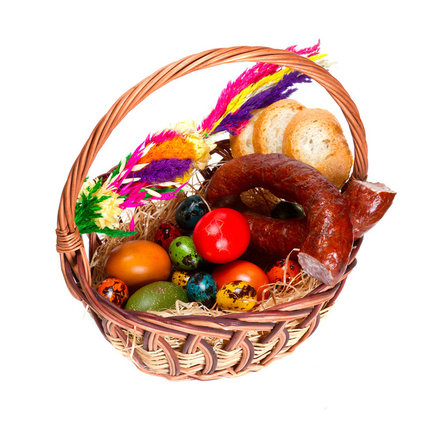 Traditional Easter basket - Photo, Image