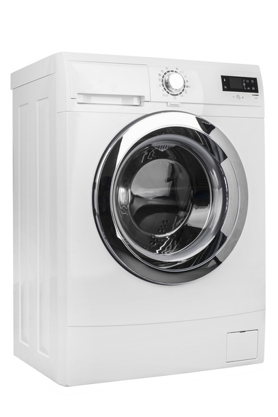 Isolated washing machine on a white background - Photo, Image