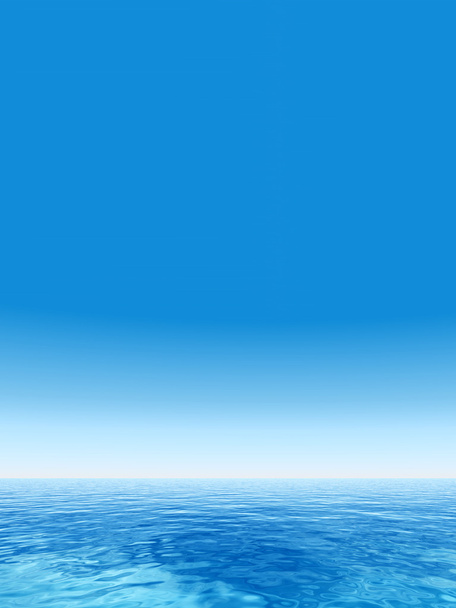 fogalmi tenger, vagy óceán hullámai - Fotó, kép