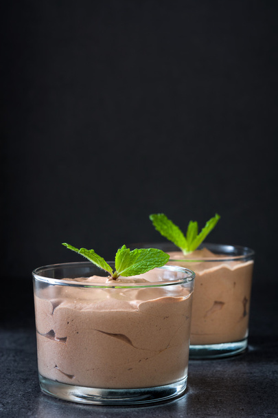 Fresh chocolate mousse - Photo, Image