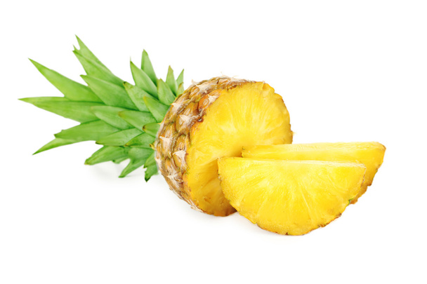 Slices of fresh pineapple - Φωτογραφία, εικόνα