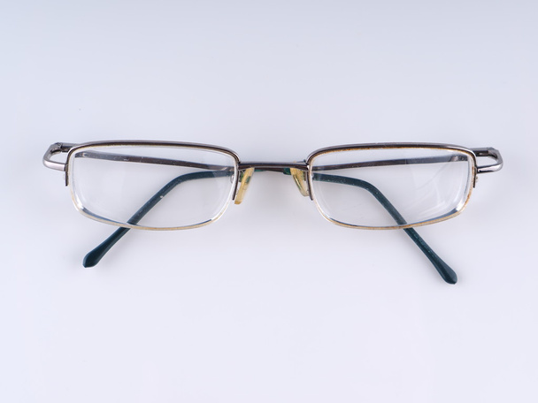 Eye glasses on a gray background - Fotografie, Obrázek