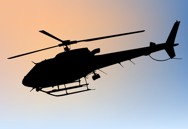 Helicopter - Vektor, kép