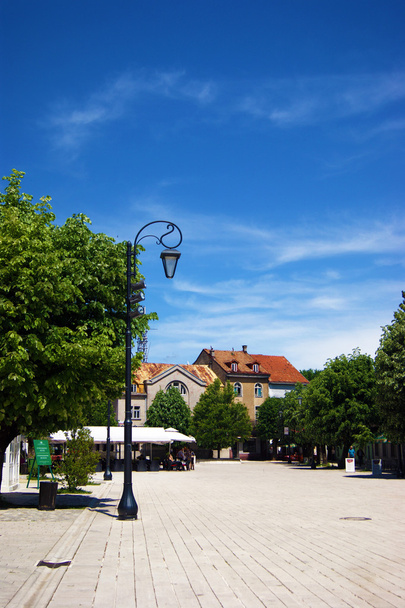 Het centrale plein in Cetinje - Foto, afbeelding