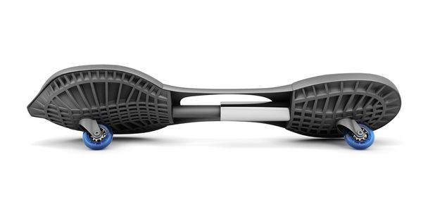 Rollersurfer που απομονώνονται σε λευκό φόντο. απόδοσης 3D - Φωτογραφία, εικόνα