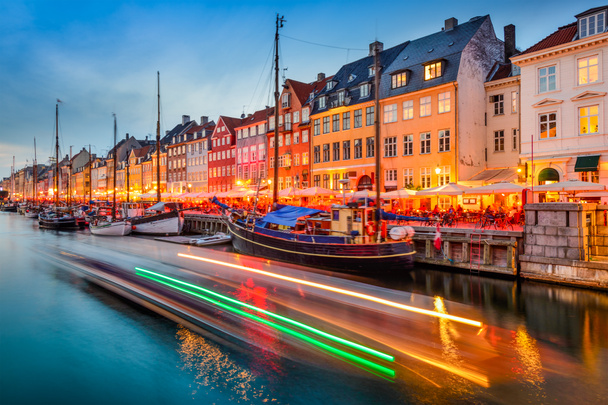 Копенгагенский канал Дании
 - Фото, изображение
