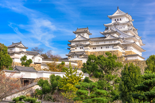 Zamek Himeji, Japonia - Zdjęcie, obraz