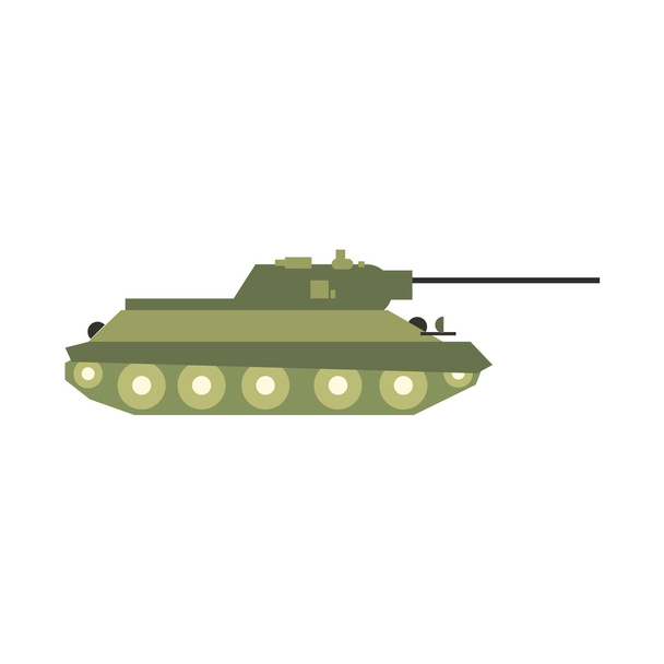 Tank flat icon - Vector, Image