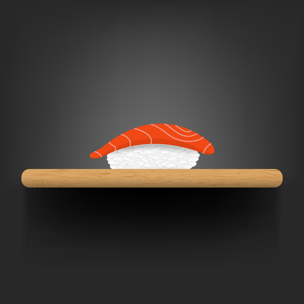 Sushi sur fond
 - Vecteur, image