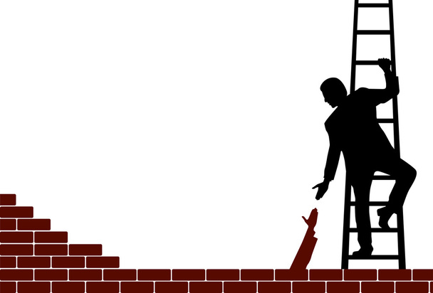 Home helping step ladder - Вектор, зображення