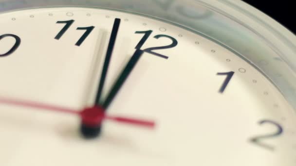 horloge qui indique midi ou minuit
 - Séquence, vidéo