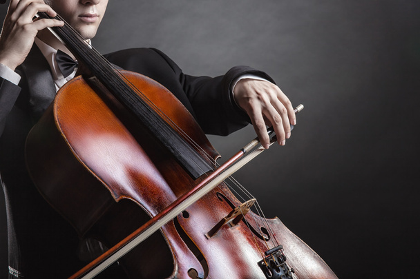 Classical music on cello - Foto, Imagen