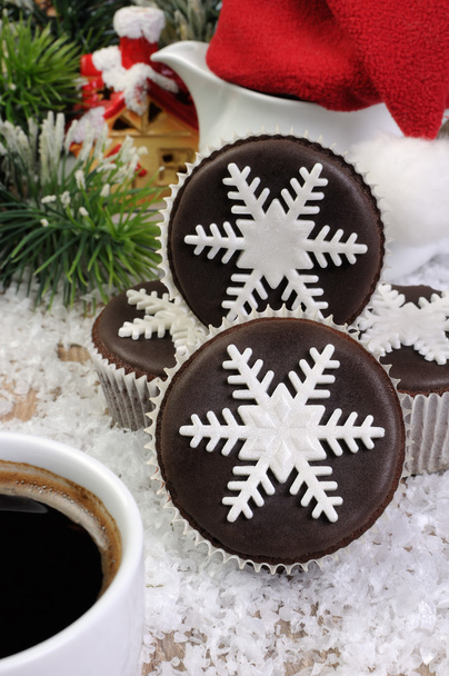 un muffins de Noël
 - Photo, image