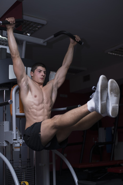 Bodybuilder at gym - Foto, imagen