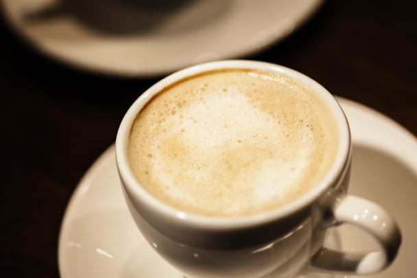 カフェのカップ ' ラテ - 写真・画像