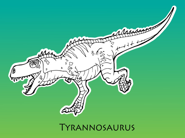 illustration of tyrannosaurus Rex - Fotografie, Obrázek