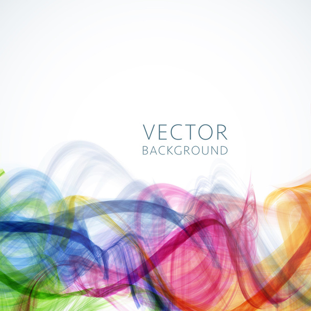 ondas abstractas fondo - Vector, Imagen