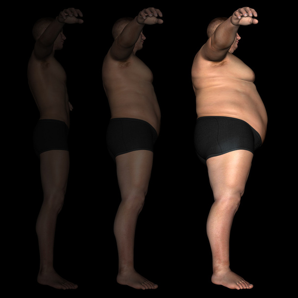 dieta slim fit com homens jovens musculares
 - Foto, Imagem