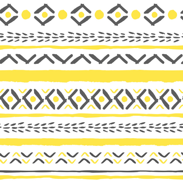 Vector hand drawn tribal boho pattern. - Vector, Image