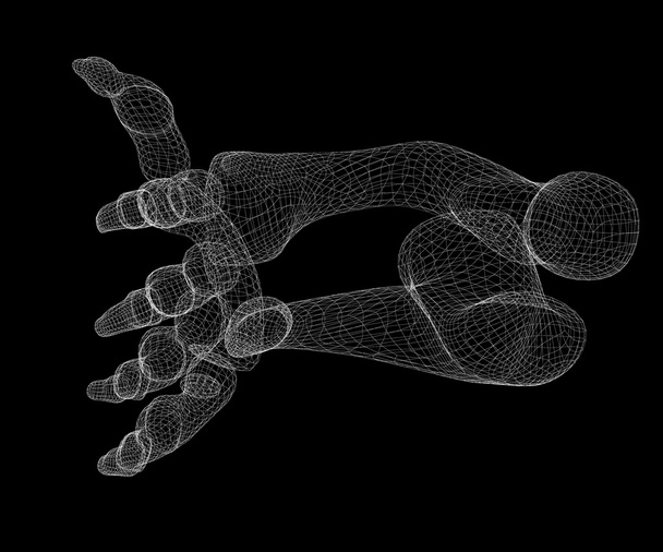 Human  hand skeleton - Foto, Imagem