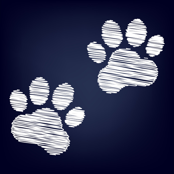 Vector icon with chalk effect - Vector, Image