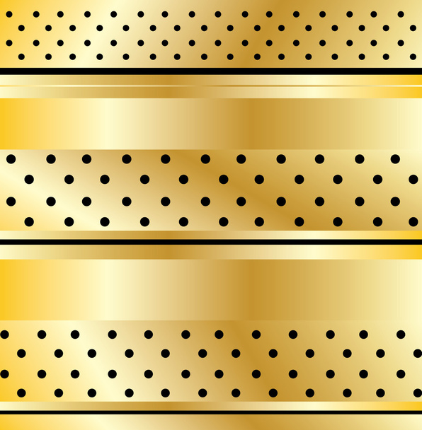 Fundo de ouro, padrão com bolinhas
 - Vetor, Imagem