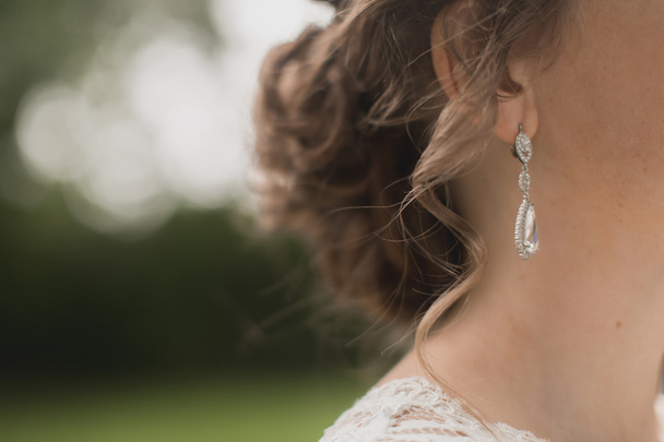 bride accessories on  wedding day - Foto, Imagen