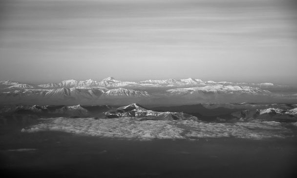 Italy, aerial view of the central Appennines mountains - Photo, Image